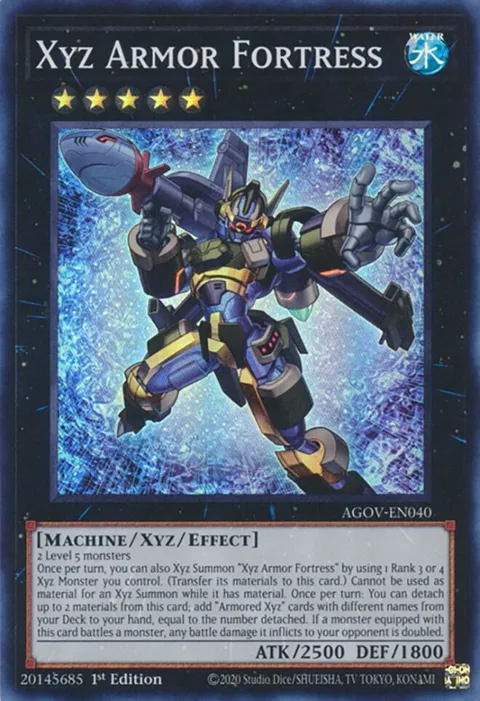 Xyz Armor Fortress AGOV-EN040 Yu-Gi-Oh card from Age of Overlord