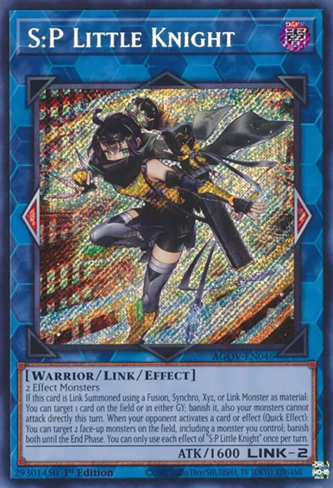 S:P Little Knight AGOV-EN046 Yu-Gi-Oh card from Age of Overlord
