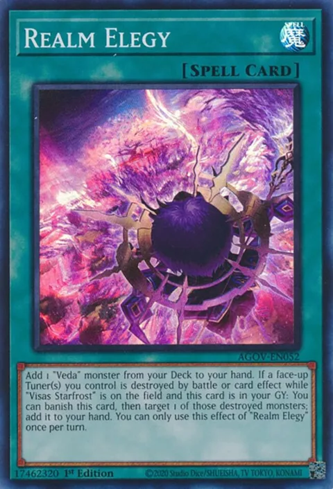 Realm Elegy AGOV-EN052 Yu-Gi-Oh card from Age of Overlord