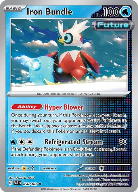 Iron Bundle #056/182 Pokémon card from Paradox Rift