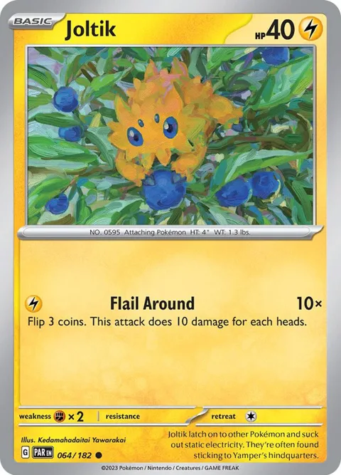 Joltik #064/182 Pokémon card from Paradox Rift