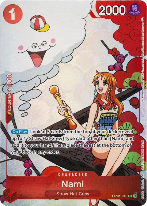 Nami Gift Collection 2023 OP01-016 One Piece card from One Piece Promotion Cards