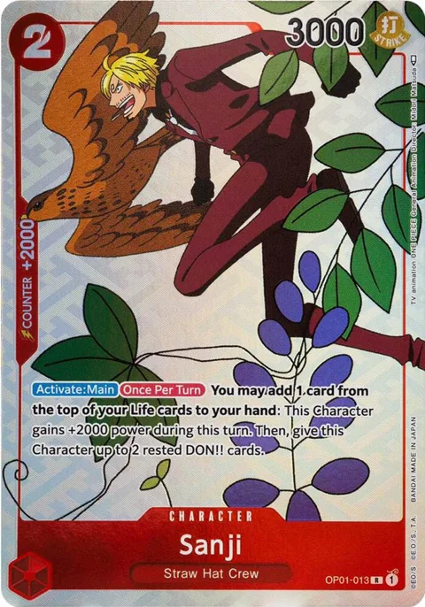 Sanji Gift Collection 2023 OP01-013 One Piece card from One Piece Promotion Cards