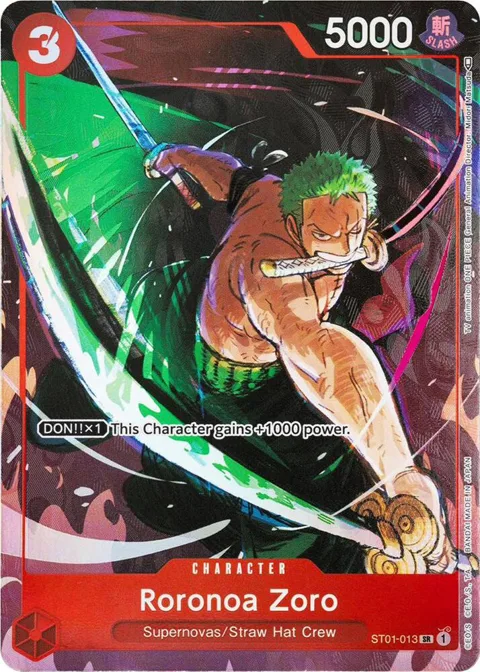 Roronoa Zoro Gift Collection 2023 ST01-013 One Piece card from One Piece Promotion Cards