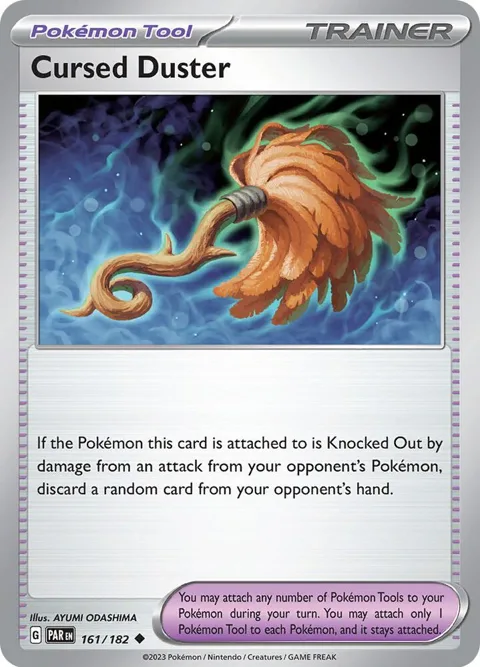 Cursed Duster #161/182 Pokémon card from Paradox Rift