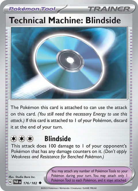 Technical Machine: Blindside #176/182 Reverse Holofoil Pokémon card from Paradox Rift