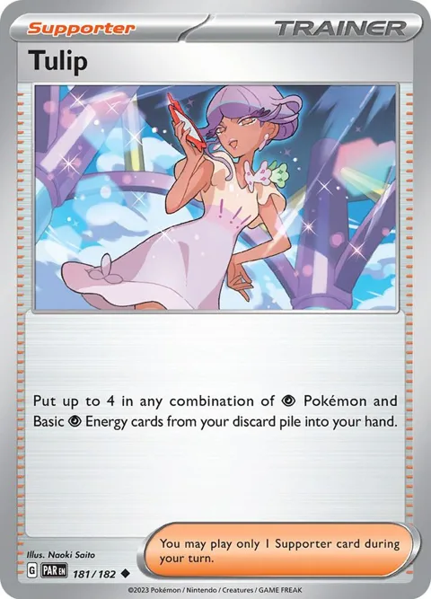 Tulip #181/182 Pokémon card from Paradox Rift
