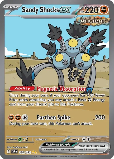 Sandy Shocks ex #250/182 Holofoil Pokémon card from Paradox Rift