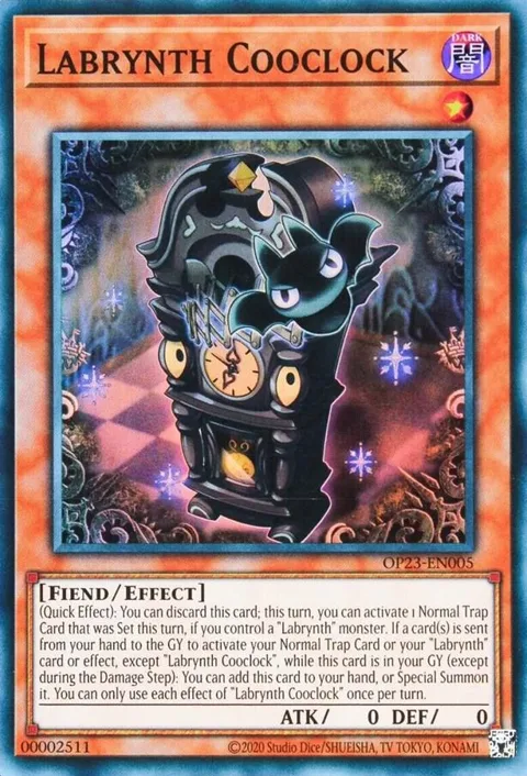 Labrynth Cooclock OP23-EN005 Yu-Gi-Oh card from OTS Tournament Pack 23
