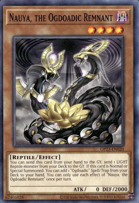 Nauya, the Ogdoadic Remnant OP23-EN020 Yu-Gi-Oh card from OTS Tournament Pack 23
