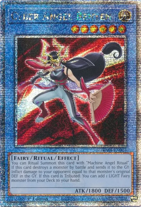 Cyber Angel Benten Quarter Century Secret Rare RA01-EN024 Yu-Gi-Oh card from 25th Anniversary Rarity Collection