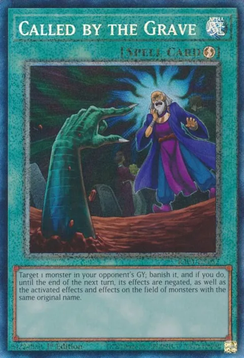 Called by the Grave Prismatic Collector's Rare RA01-EN057 Yu-Gi-Oh card from 25th Anniversary Rarity Collection
