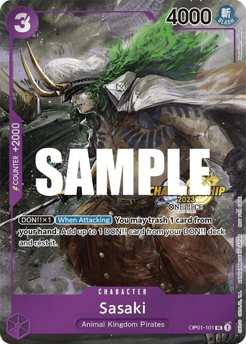 Sasaki CS 2023 Event Pack OP01-101 One Piece card from One Piece Promotion Cards