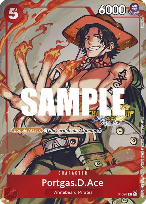 Portgas.D.Ace CS 2023 Event Pack P-028 One Piece card from One Piece Promotion Cards