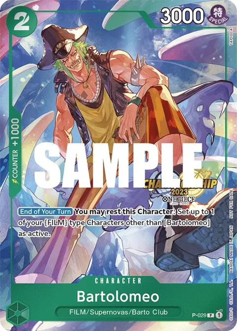 Bartolomeo CS 2023 Event Pack P-029 One Piece card from One Piece Promotion Cards
