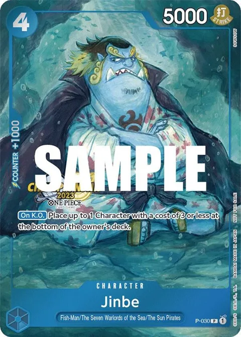 Jinbe CS 2023 Event Pack P-030 One Piece card from One Piece Promotion Cards