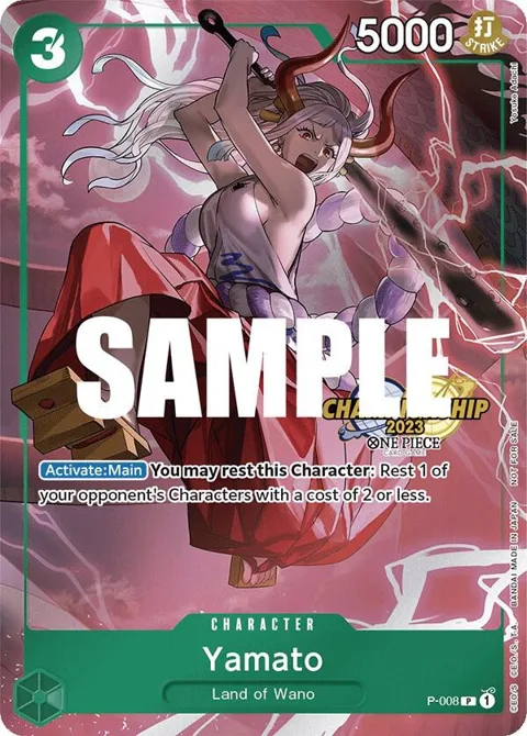 Yamato CS 2023 Celebration Pack P-008 One Piece card from One Piece Promotion Cards