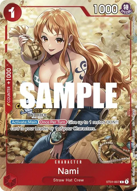 Nami CS 2023 Celebration Pack ST01-007 One Piece card from One Piece Promotion Cards