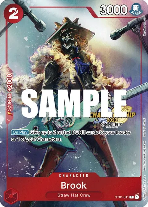 Brook CS 2023 Celebration Pack ST01-011 One Piece card from One Piece Promotion Cards