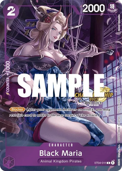 Black Maria CS 2023 Celebration Pack ST04-011 One Piece card from One Piece Promotion Cards