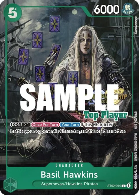 Basil Hawkins CS 2023 Top Players Pack ST02-010 One Piece card from One Piece Promotion Cards