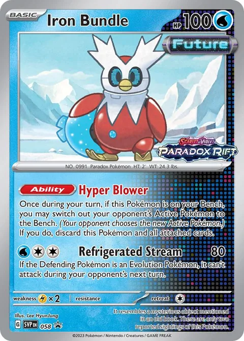 Iron Bundle - 058 Prerelease #058 Holofoil Pokémon card from Scarlet & Violet Promo Cards