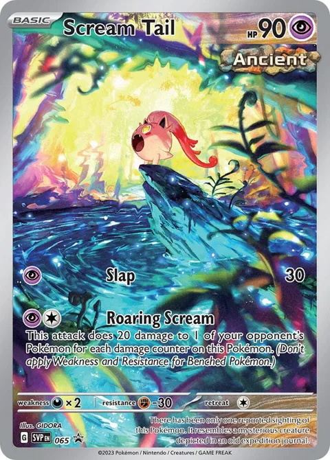 Scream Tail #065 Holofoil Pokémon card from Scarlet & Violet Promo Cards