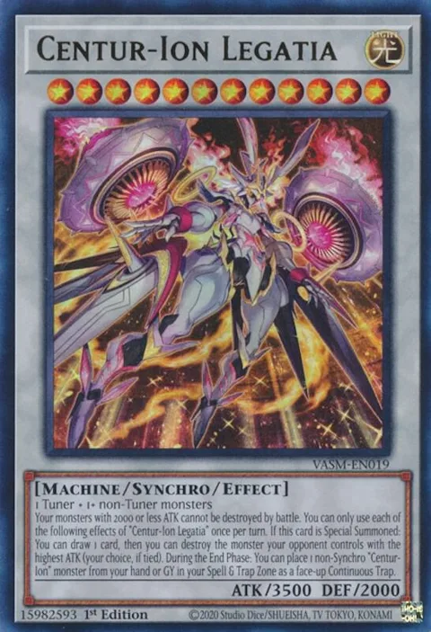 Centur-Ion Legatia VASM-EN019 Yu-Gi-Oh card from Valiant Smashers