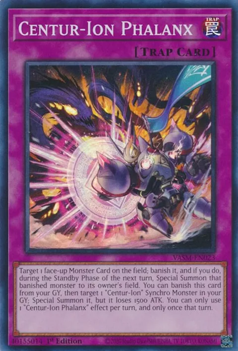 Centur-Ion Phalanx VASM-EN023 Yu-Gi-Oh card from Valiant Smashers