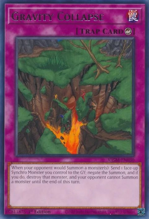 Gravity Collapse VASM-EN030 Yu-Gi-Oh card from Valiant Smashers