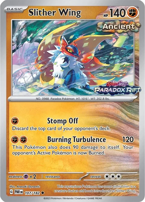 Slither Wing - 107/182 Store Exclusive Promo #107/182 Reverse Holofoil Pokémon card from Miscellaneous Cards & Products