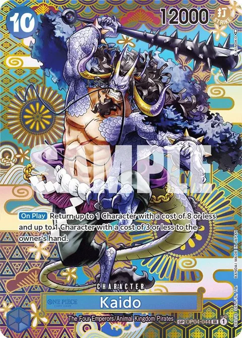 Kaido SP OP04-044 One Piece card from Awakening of the New Era