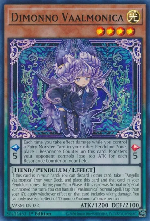 Dimonno Vaalmonica VASM-EN032 Yu-Gi-Oh card from Valiant Smashers