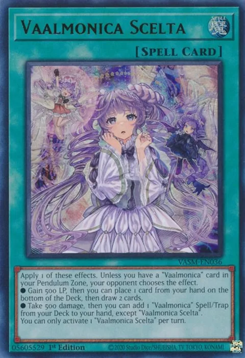 Vaalmonica Scelta VASM-EN036 Yu-Gi-Oh card from Valiant Smashers