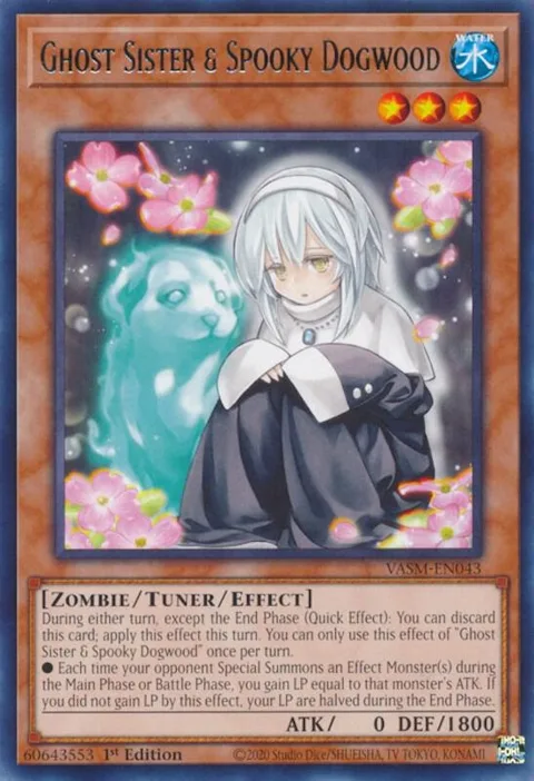 Ghost Sister & Spooky Dogwood VASM-EN043 Yu-Gi-Oh card from Valiant Smashers