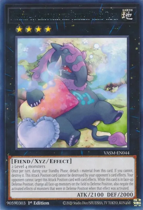 Number 41: Bagooska the Terribly Tired Tapir VASM-EN044 Yu-Gi-Oh card from Valiant Smashers