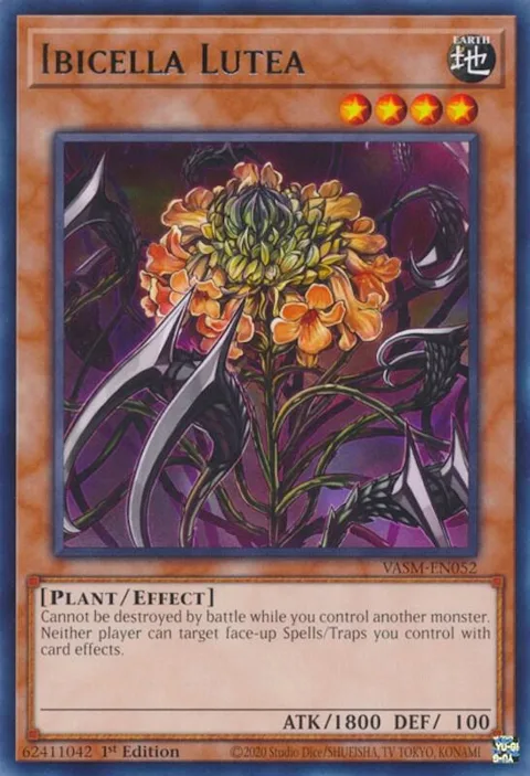 Ibicella Lutea VASM-EN052 Yu-Gi-Oh card from Valiant Smashers