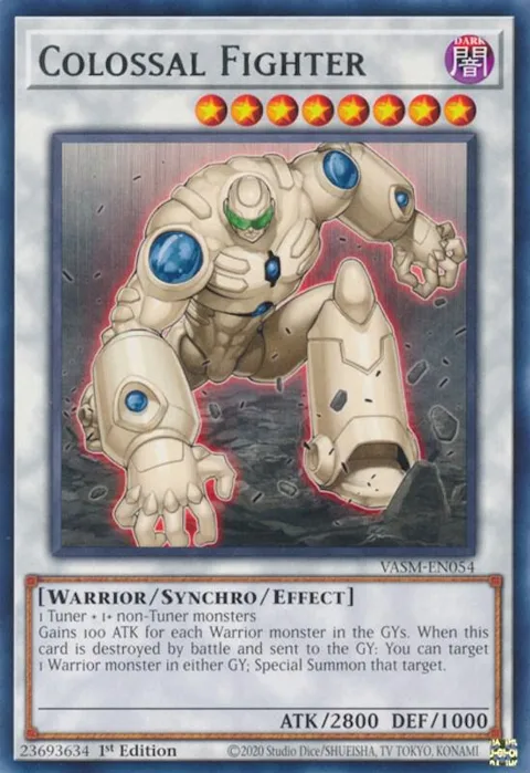 Colossal Fighter VASM-EN054 Yu-Gi-Oh card from Valiant Smashers