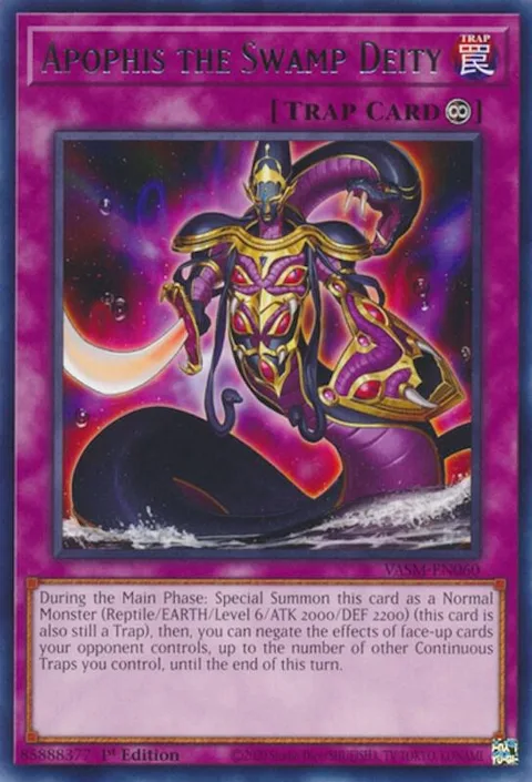 Apophis the Swamp Deity VASM-EN060 Yu-Gi-Oh card from Valiant Smashers