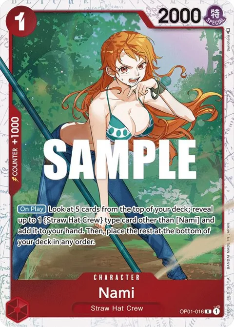 Nami Ultra Deck: The Three Captains OP01-016 One Piece card from One Piece Promotion Cards
