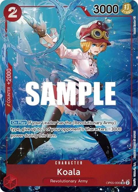 Koala Alt Art OP05-006 One Piece card from Awakening of the New Era