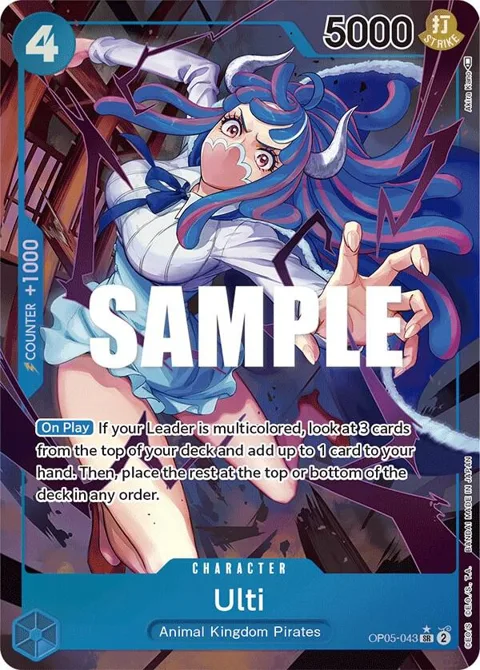 Ulti Alt Art OP05-043 One Piece card from Awakening of the New Era