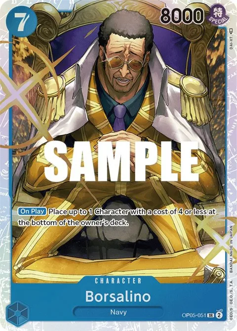 Borsalino OP05-051 One Piece card from Awakening of the New Era