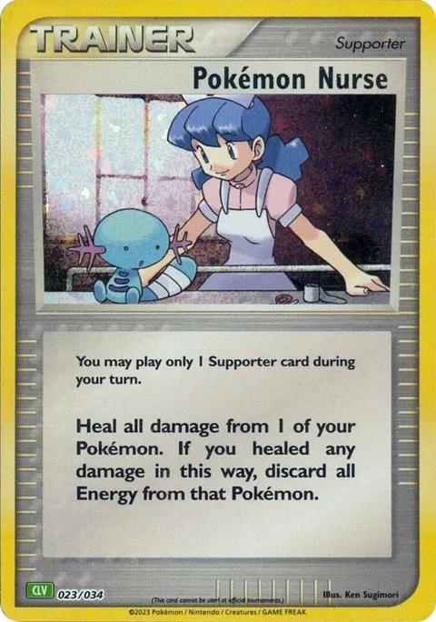 Pokemon Nurse #023/034 Holofoil Pokémon card from Trading Card Game Classic