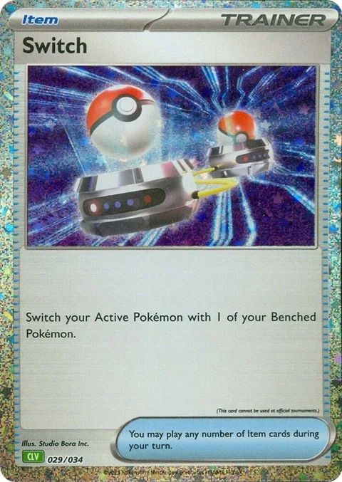 Switch CLV #029/034 Holofoil Pokémon card from Trading Card Game Classic