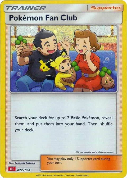Pokemon Fan Club CLC #022/034 Holofoil Pokémon card from Trading Card Game Classic