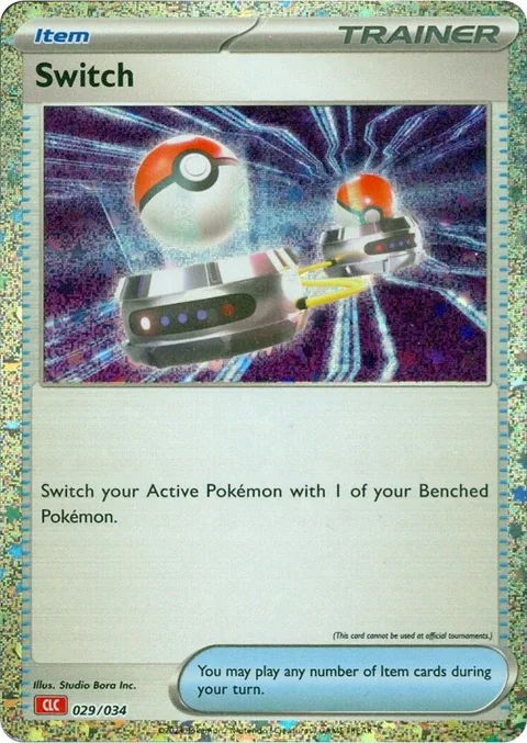 Switch CLC #029/034 Holofoil Pokémon card from Trading Card Game Classic