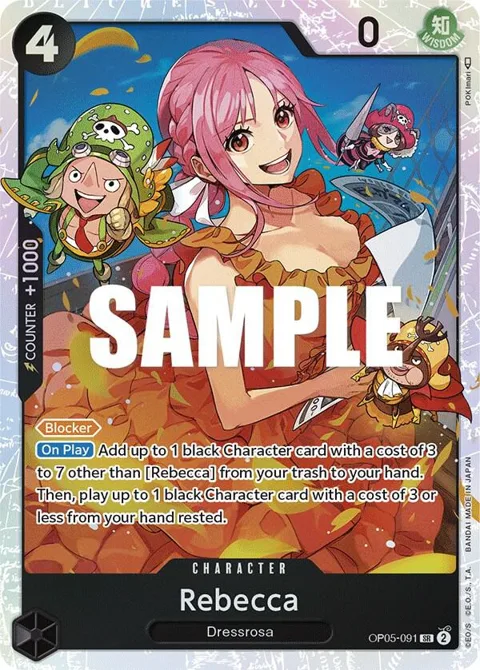 Rebecca OP05-091 One Piece card from Awakening of the New Era
