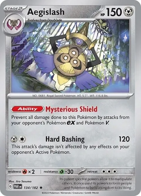 Aegislash - 134/182 Non-Holo #134/182 Pokémon card from Deck Exclusives