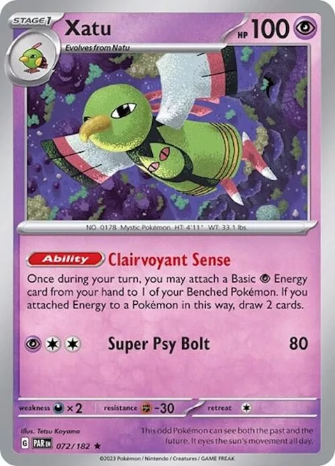Xatu - 072/182 Non-Holo #072/182 Pokémon card from Deck Exclusives